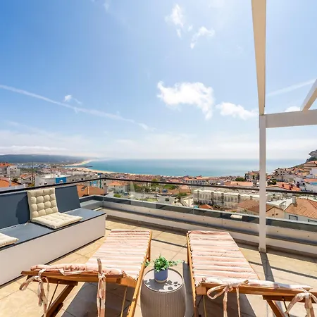 Penthouse Boa Vista - Private Pool & Sea Views Апартаменты Назаре