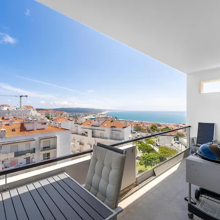 Penthouse Boa Vista - Private Pool & Sea Views Назаре